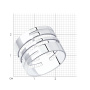 Кольцо из серебра SOKOLOV