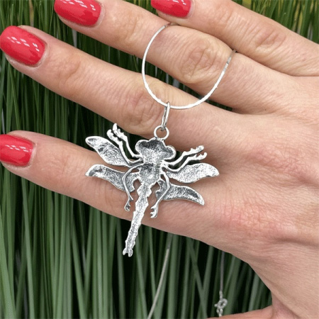 Подвеска серебро 925 Стрекоза