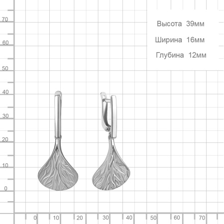 Серьги из серебра