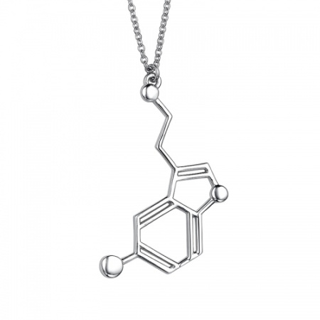 Колье из серебра «Серотонин - Счастье»