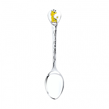 Ложка «Жираф» детская из серебра