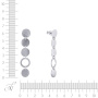 Серебряные серьги «Bubbles»