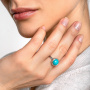 Кольцо из серебра с камнем бирюза