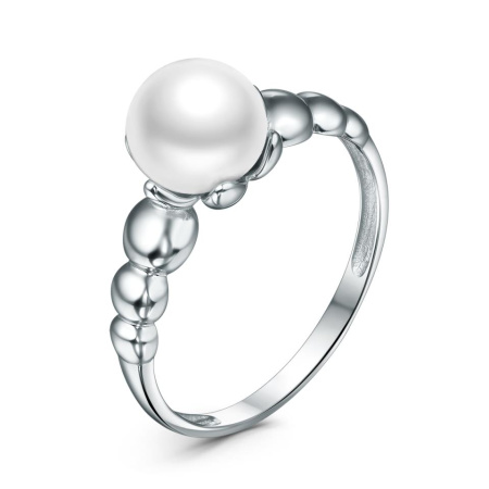 Серебряное кольцо с жемчугом