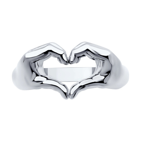Кольцо из серебра «Love»