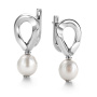 Серебряные серьги с жемчугом