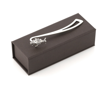 Серебряная закладка для книг «Самовар»