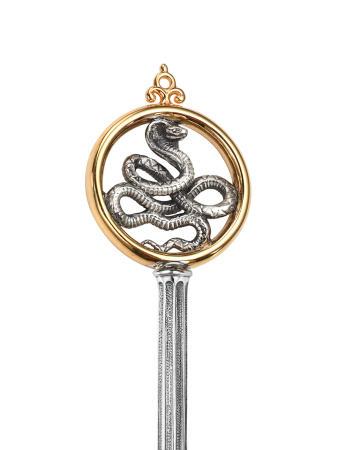 Чайная ложка «Змея» из серебра