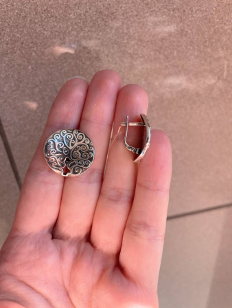 Серьги из серебра