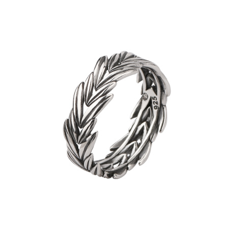 Серебряное кольцо «Колосок»