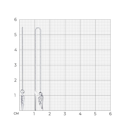 Серебряные серьги «Крылья»