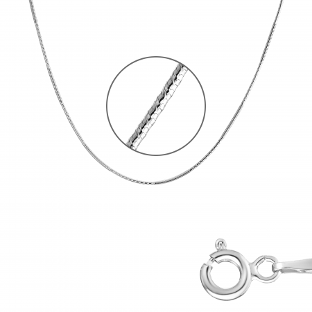 Цепь серебряная «Снейк»