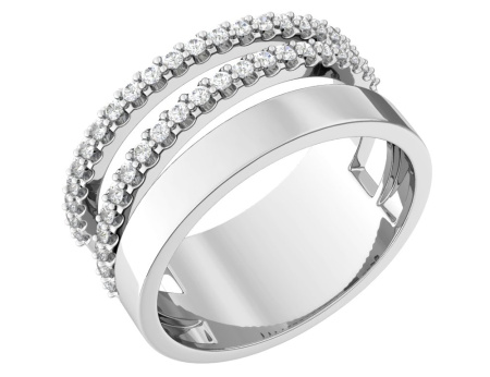 Серебряное кольцо с фианитами