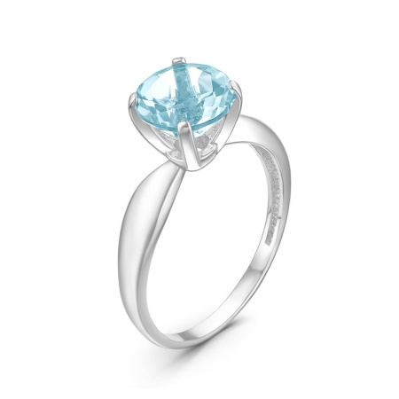 Кольцо из серебра с топазом