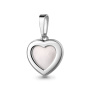 Подвеска из серебра с перламутром «Сердце»