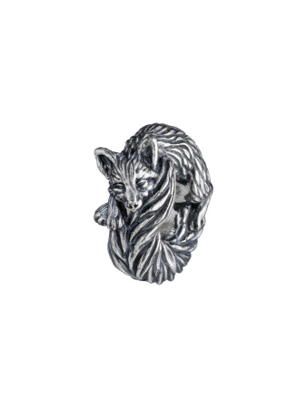 Серебряный шарм «Лис»