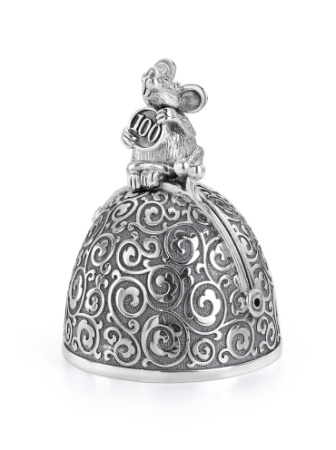 Серебряный колокольчик «Мышонок»