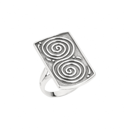 Серебряное кольцо «Круги на полях»
