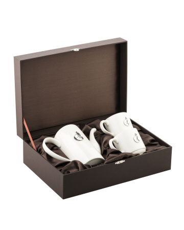 Фарфоровый чайный набор «Газпром»