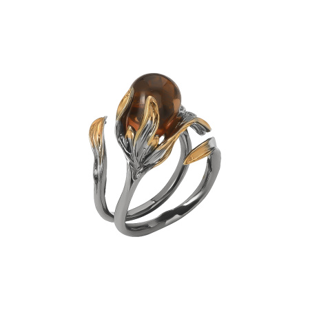 Кольцо из серебра «Ар-нуво»