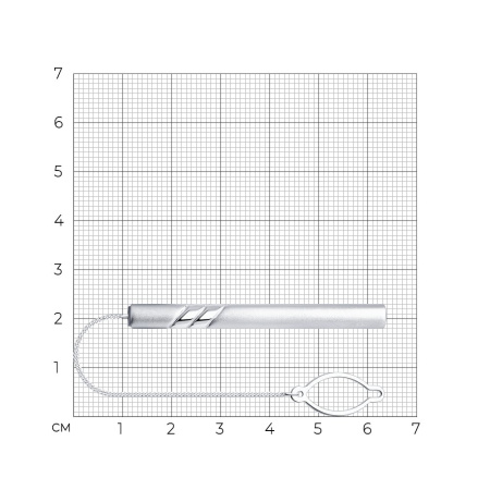 Зажим из серебра