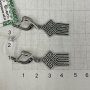 Серебряные серьги в славянском стиле «Чур»