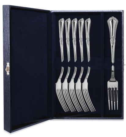 Серебряный набор «Фаворит» 6 столовых вилок