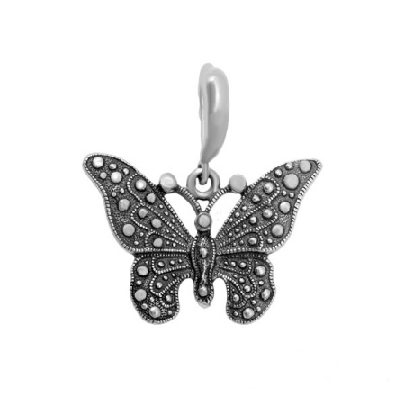 Кулон из серебра «Бабочка»