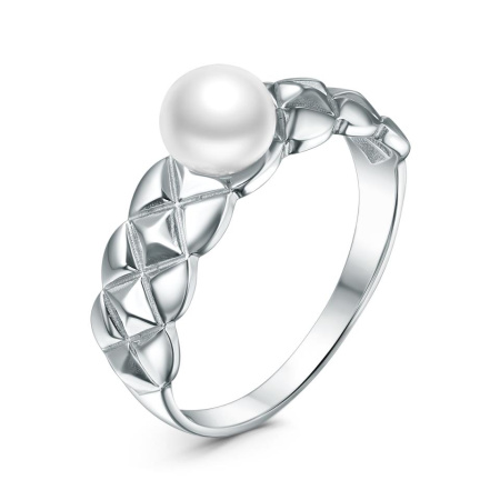 Серебряное кольцо с жемчугом