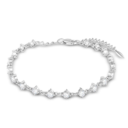 Серебряный браслет с фианитами