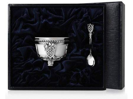 Солонка «Меценат» №1 и ложка