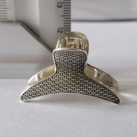 Серебряная заколка