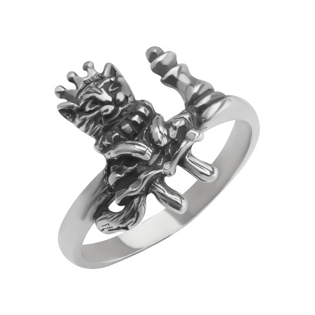 Кольцо из серебра «Королева»