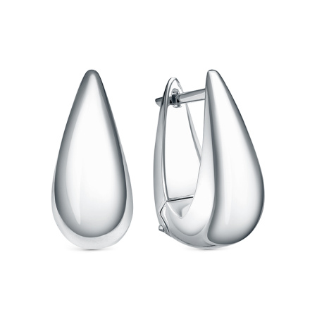 Серебряные серьги «Капля»