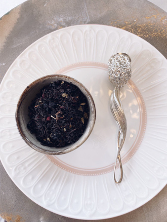 Серебряное ситечко «Тюльпан» для чая