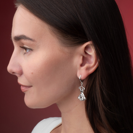 Серебряные серьги «Гардероб»