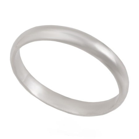 Серебряное обручальное кольцо