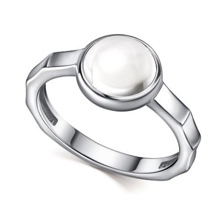 Кольцо из серебра с горным хрусталем