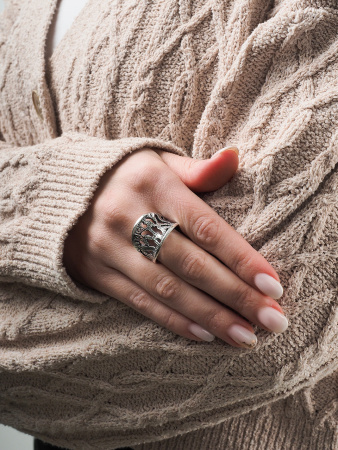 Кольцо из серебра «Белладжио»