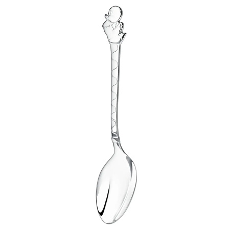 Набор для малышей «Утенок» ложка и погремушка серебро 925