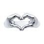 Кольцо из серебра «Love»
