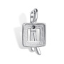 Подвеска из серебра с бриллиантом