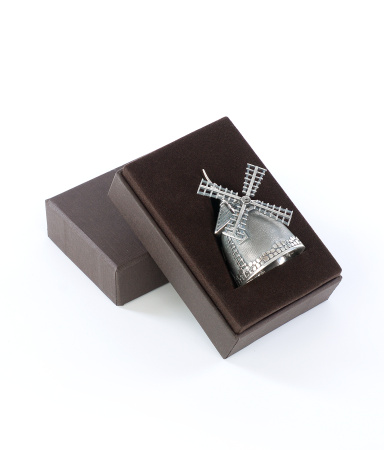 Серебряный колокольчик «Мельница»