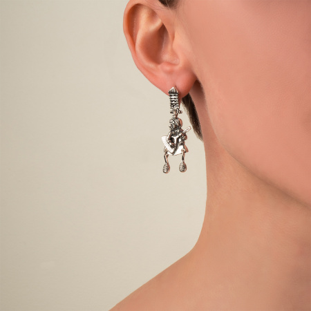 Серебряные серьги «Лесная тусовка»