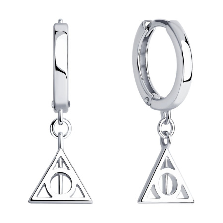 Серьги из серебра «Harry Potter»