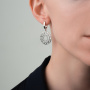 Серьги из серебра «Филигрань»