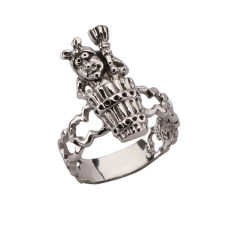 Серебряное кольцо «Бабка-Ежка»