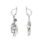 Серьги из серебра «Дачники»