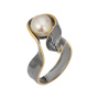 Кольцо из серебра с жемчугом