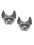 Серебряные серьги «Коты»